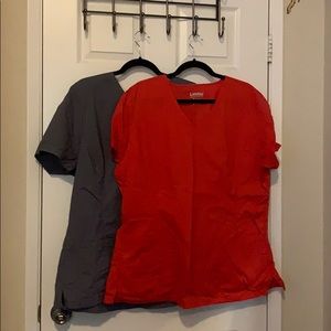 Two Landau Scrub Tops